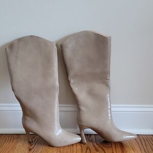 Journee Collection Taupe Heeled Boots